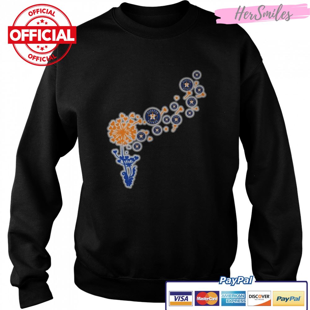 Houston Astros logo dandelion shirt Houston Astros logo dandelion shirt