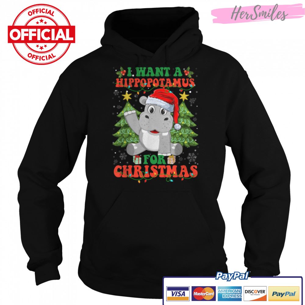 I Want A Hippopotamus For Christmas Santa Hippo Lover Xmas T-Shirt B0BKM39FRZ I Want A Hippopotamus For Christmas Santa Hippo Lover Xmas T-Shirt B0BKM39FRZ