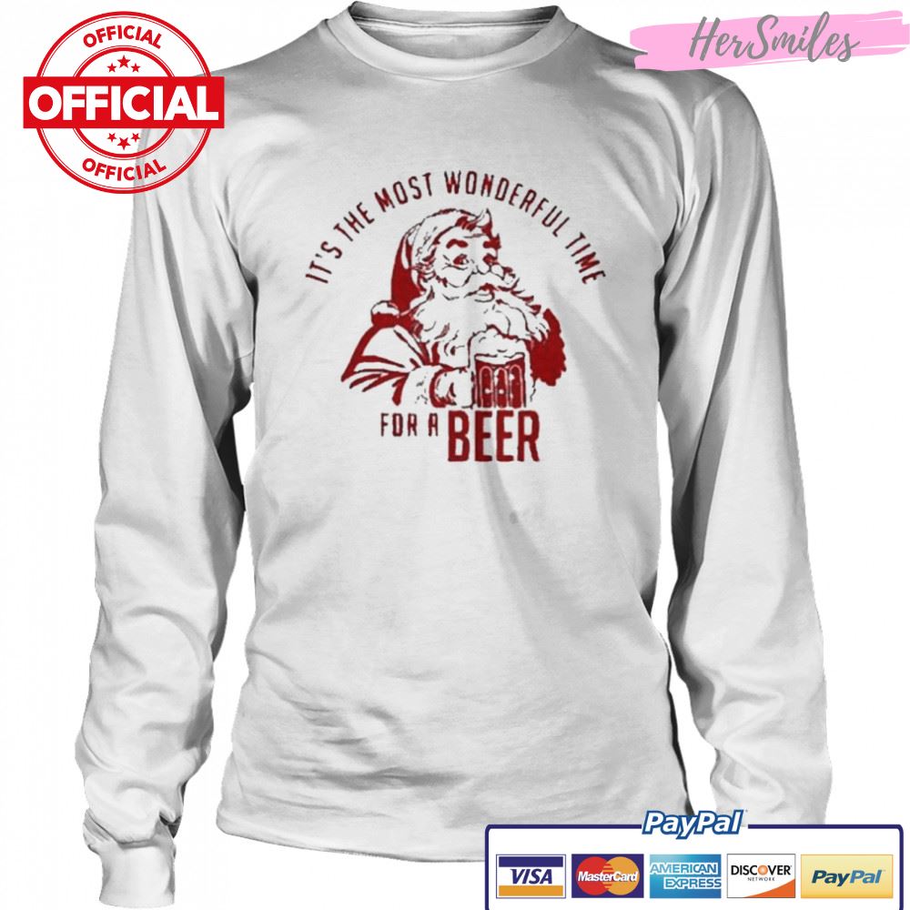 It is The Most Wonderful Time For A Beer Christmas Beer Shirt It is The Most Wonderful Time For A Beer Christmas Beer Shirt