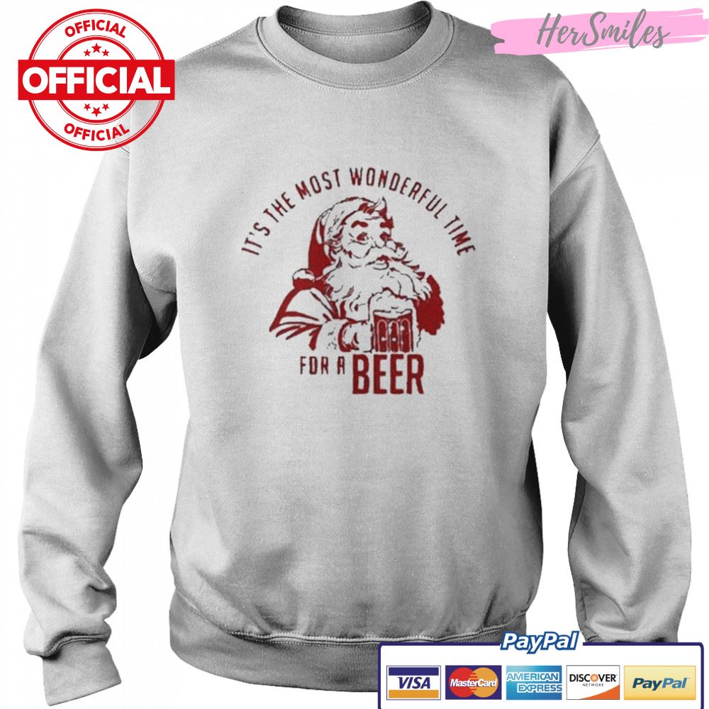 It is The Most Wonderful Time For A Beer Christmas Beer Shirt It is The Most Wonderful Time For A Beer Christmas Beer Shirt