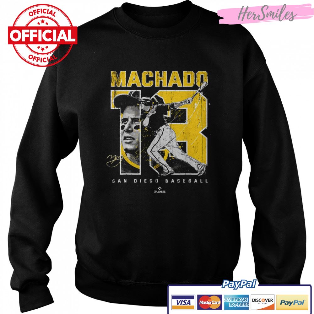 Machado #13 Team San Diego Padres Baseball shirt Machado #13 Team San Diego Padres Baseball shirt