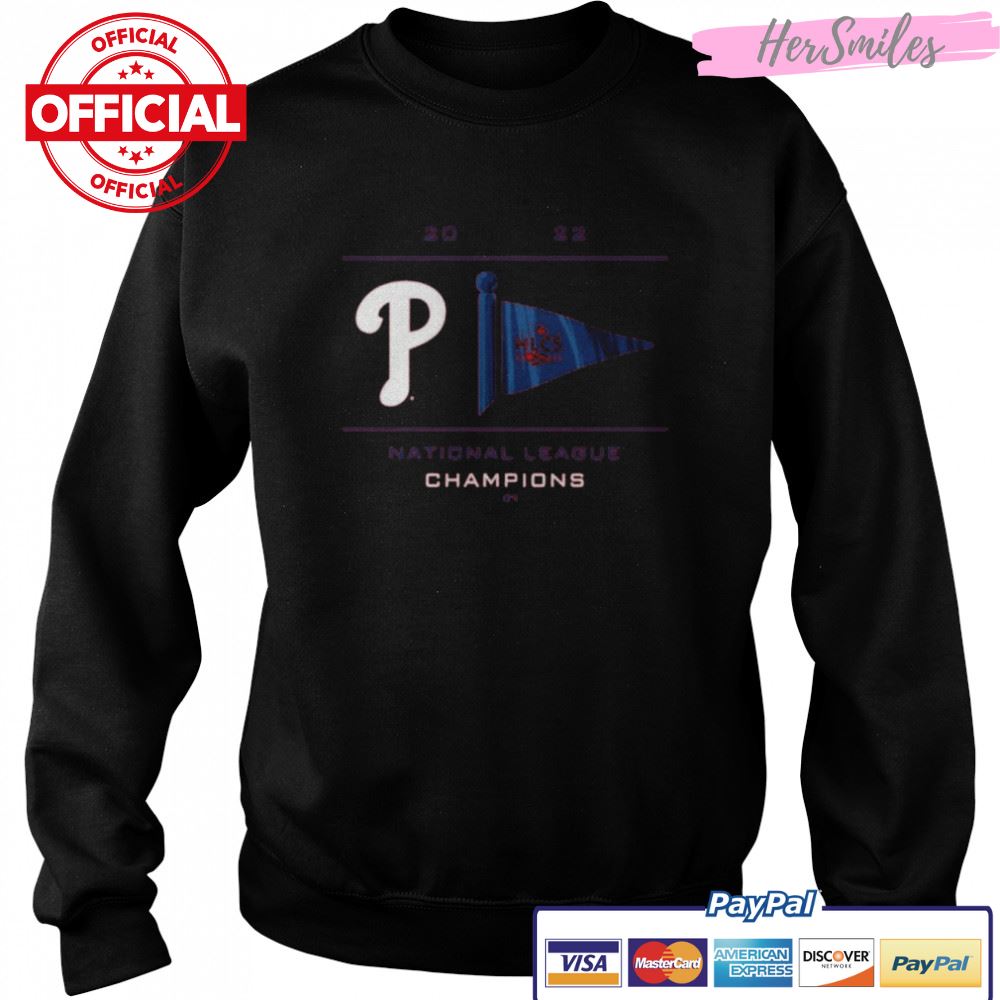 MLB Philadelphia Phillies 2022 National League Champions Pennant Shirt MLB Philadelphia Phillies 2022 National League Champions Pennant Shirt