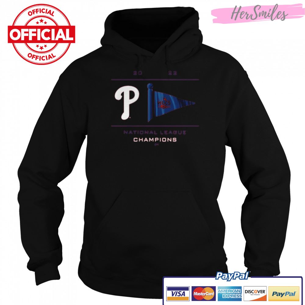 MLB Philadelphia Phillies 2022 National League Champions Pennant Shirt MLB Philadelphia Phillies 2022 National League Champions Pennant Shirt
