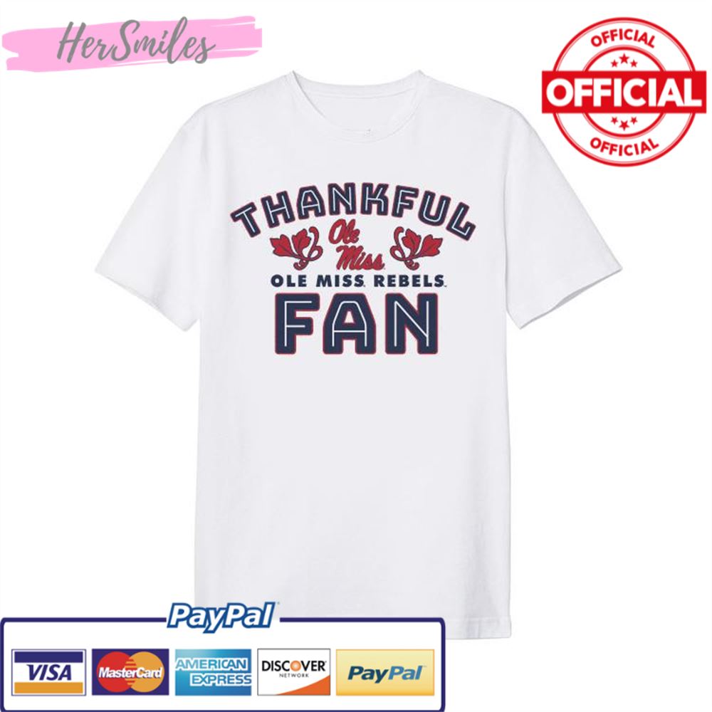 Ole Miss Rebels Thankful Fan Shirt