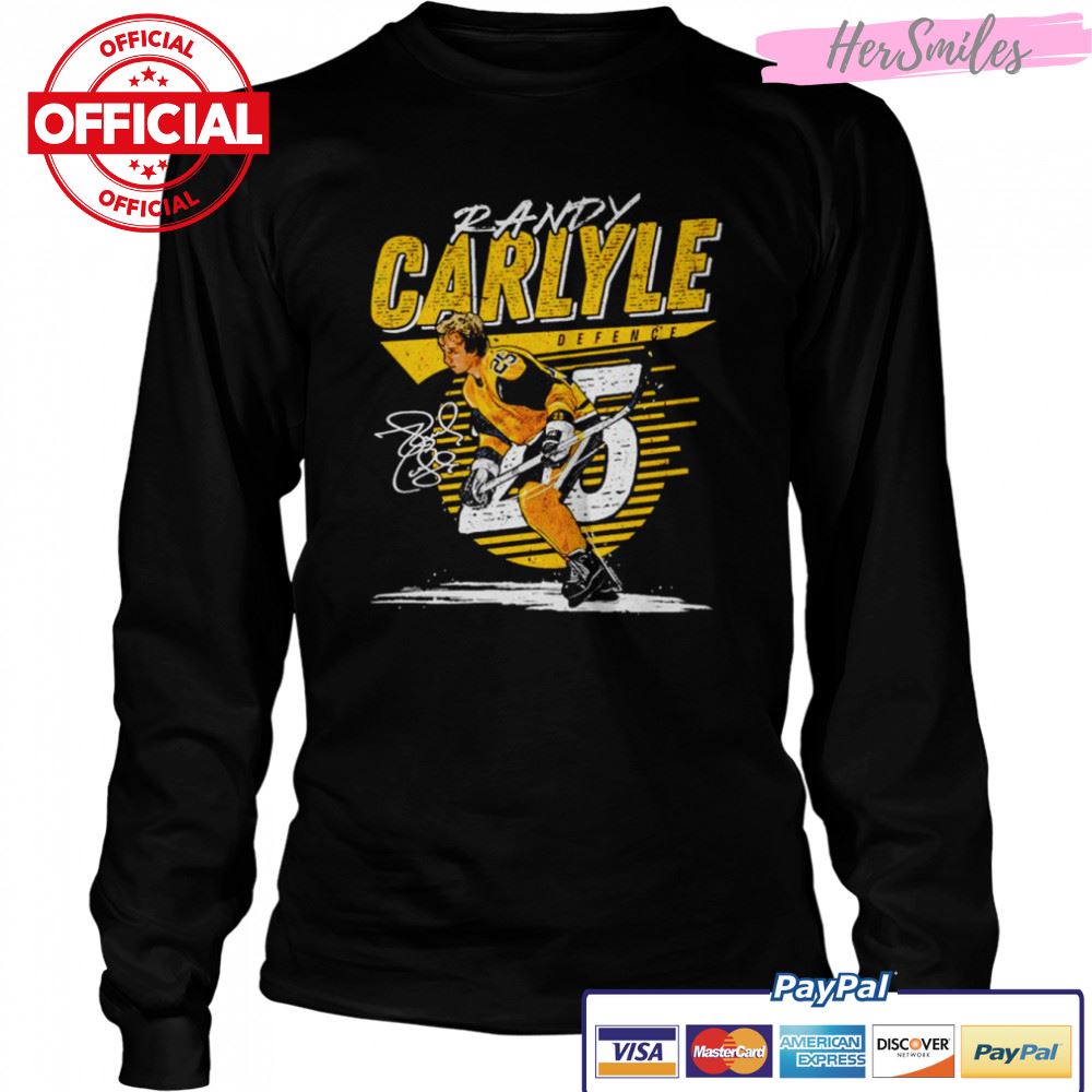 Randy Carlyle Boston Comet signature shirt Randy Carlyle Boston Comet signature shirt