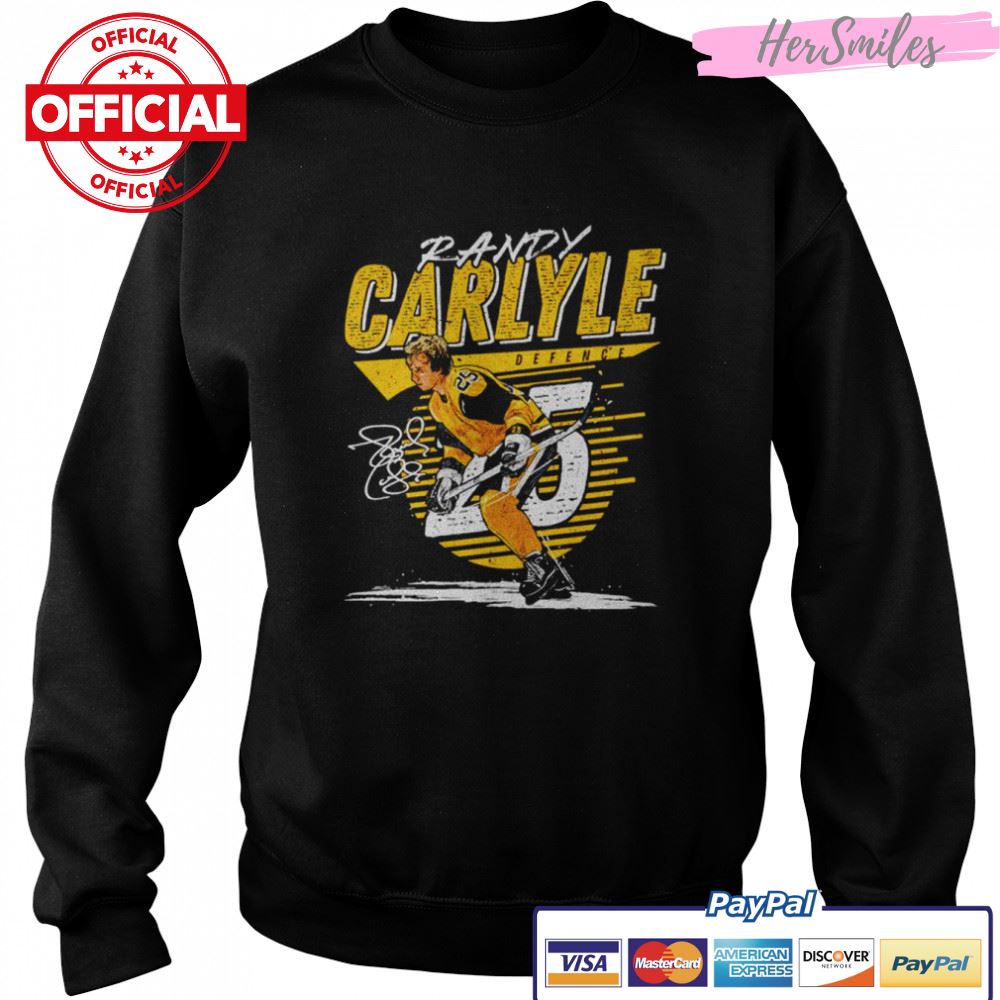 Randy Carlyle Boston Comet signature shirt Randy Carlyle Boston Comet signature shirt