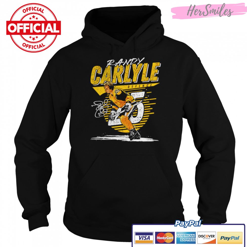 Randy Carlyle Boston Comet signature shirt Randy Carlyle Boston Comet signature shirt