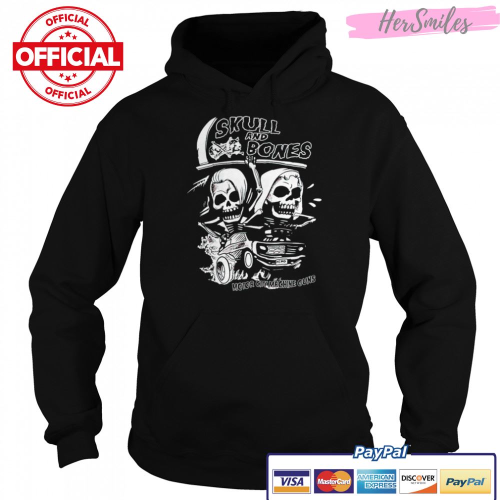 Skull and Bones motor city machine guns shirt Skull and Bones motor city machine guns shirt