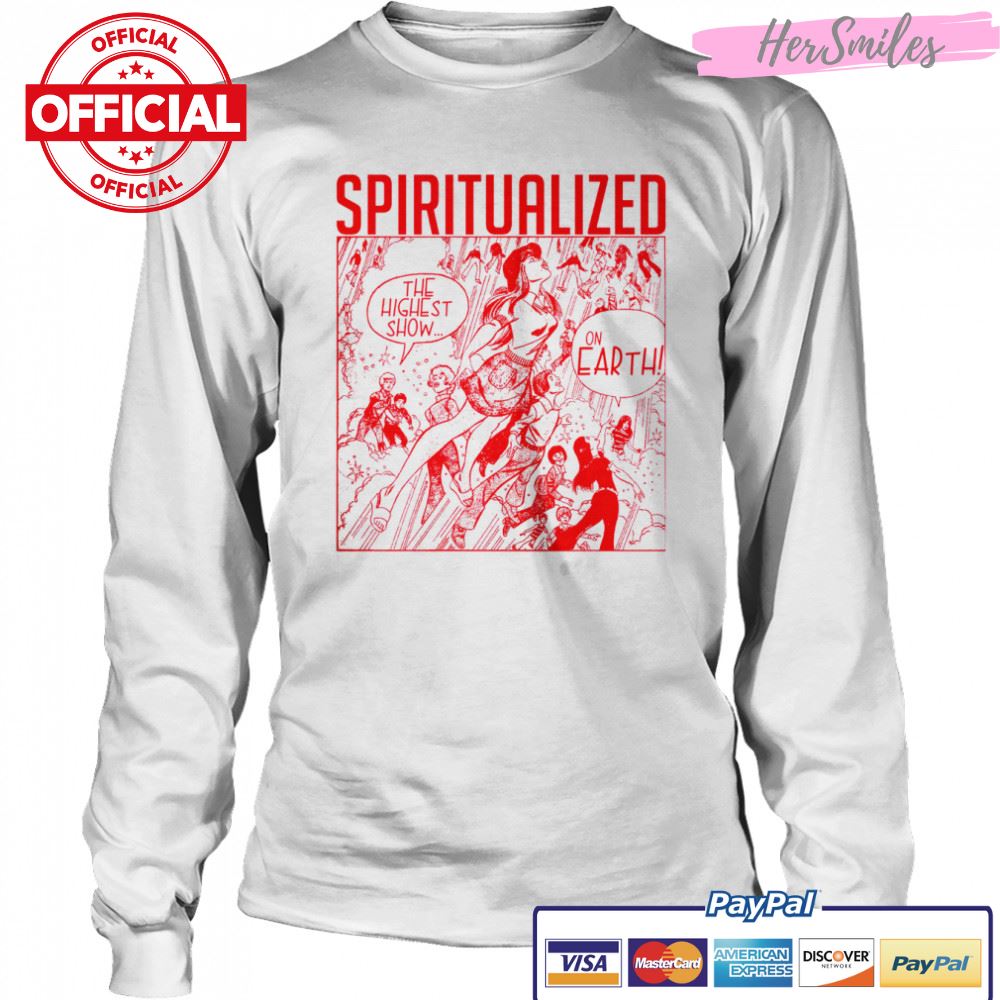 Spiritualized Highest Show On Earth Spiritualized Jason Pierce Rock shirt Spiritualized Highest Show On Earth Spiritualized Jason Pierce Rock shirt