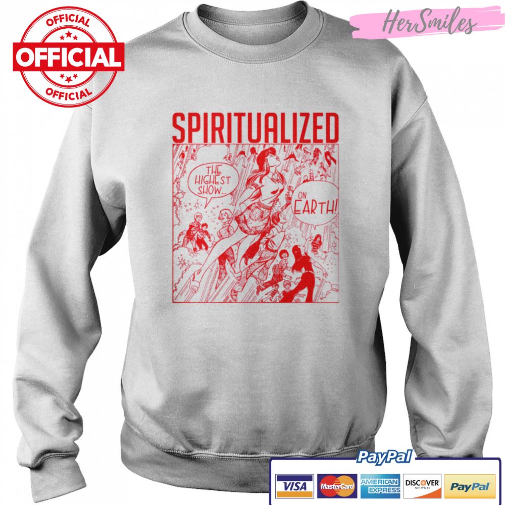 Spiritualized Highest Show On Earth Spiritualized Jason Pierce Rock shirt Spiritualized Highest Show On Earth Spiritualized Jason Pierce Rock shirt