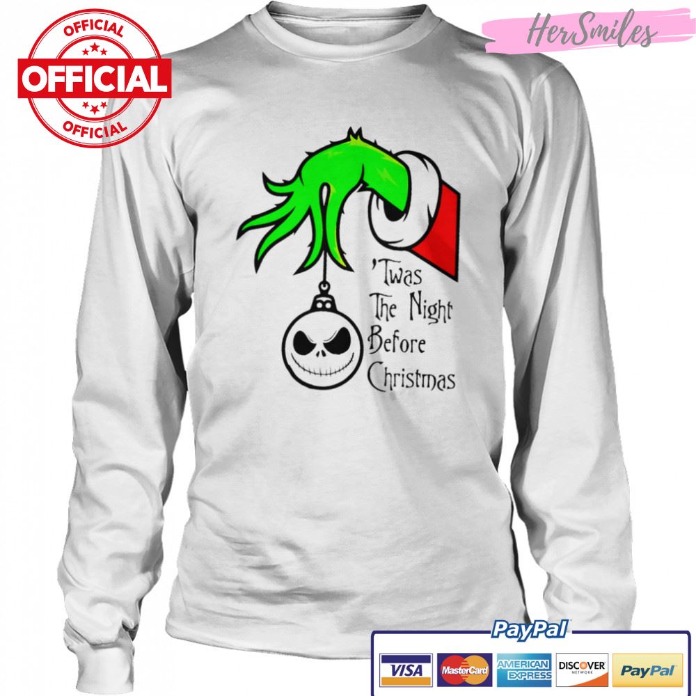 Twas the Night Before Christmas Jack Skellington shirt Twas the Night Before Christmas Jack Skellington shirt