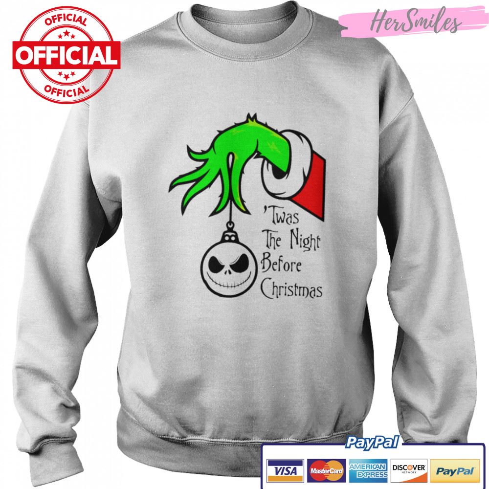 Twas the Night Before Christmas Jack Skellington shirt Twas the Night Before Christmas Jack Skellington shirt