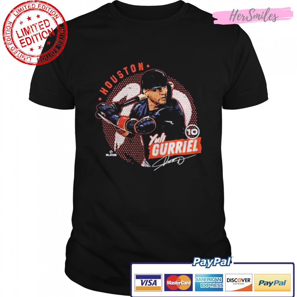 Yuli Gurriel Houston Astros Dots Signatures Shirt