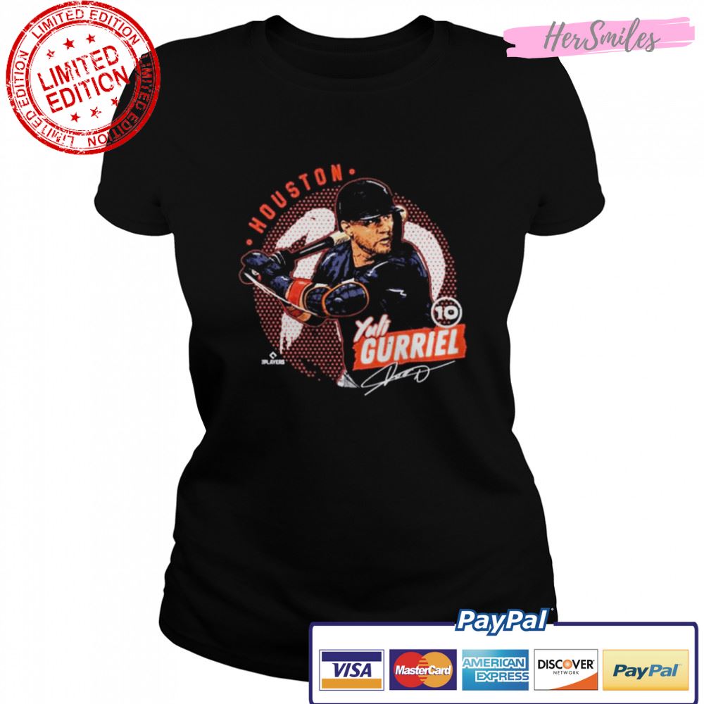 Yuli Gurriel Houston Astros Dots Signatures Shirt