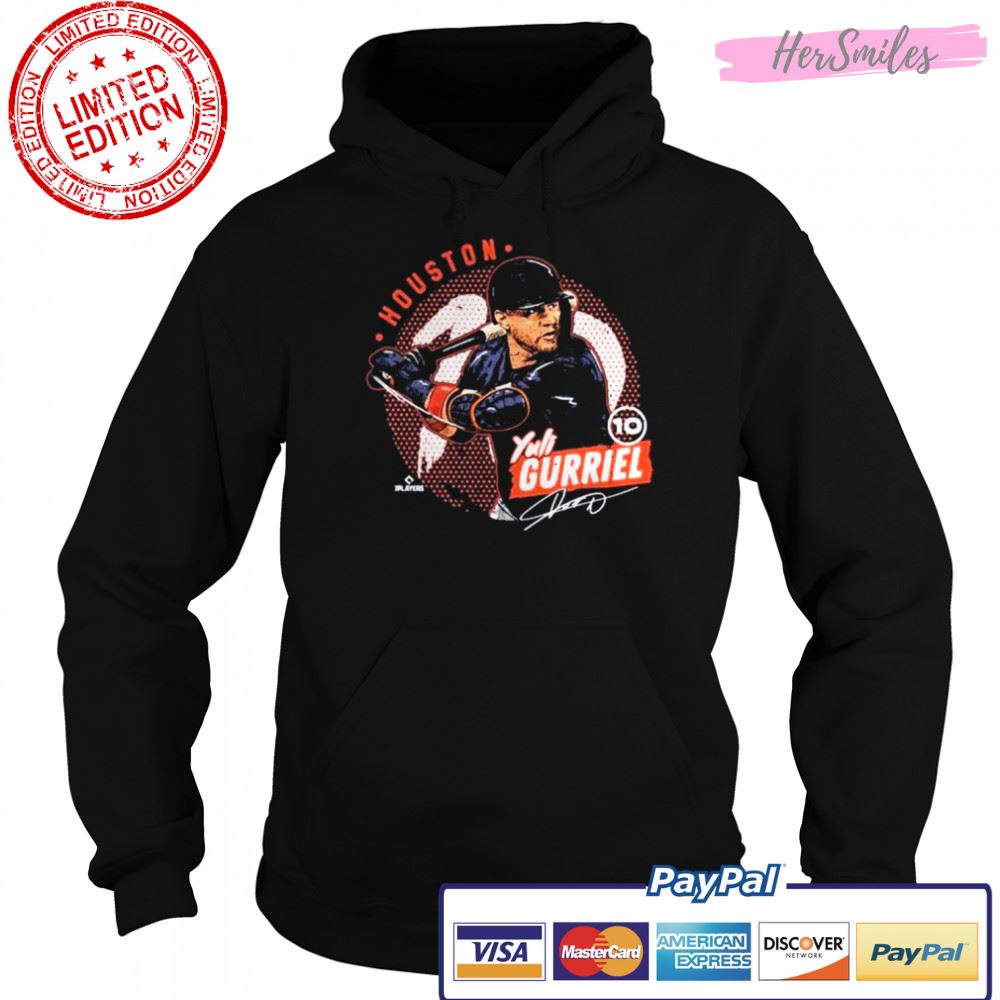 Yuli Gurriel Houston Astros Dots Signatures Shirt Yuli Gurriel Houston Astros Dots Signatures Shirt