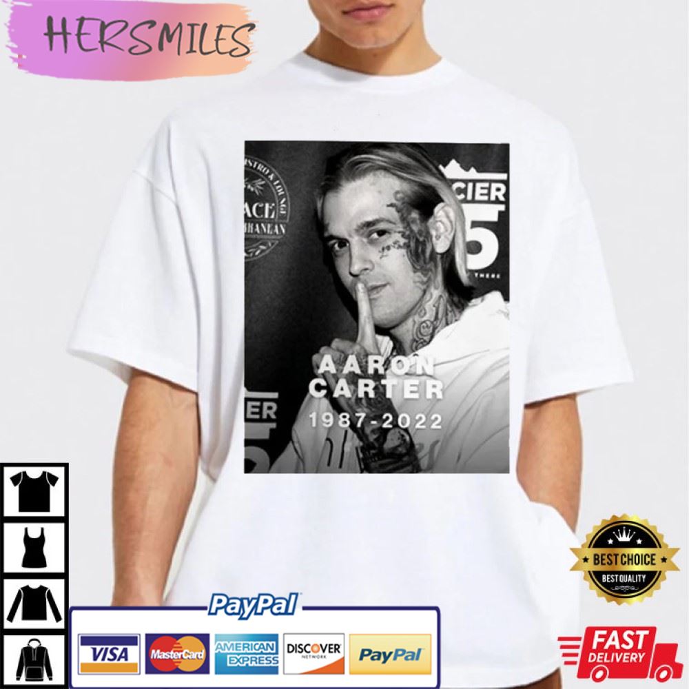 Aaron Carter RIP 1987-2022 Rapper Unisex Best T-Shirt Aaron Carter RIP 1987-2022 Rapper Unisex Best T-Shirt