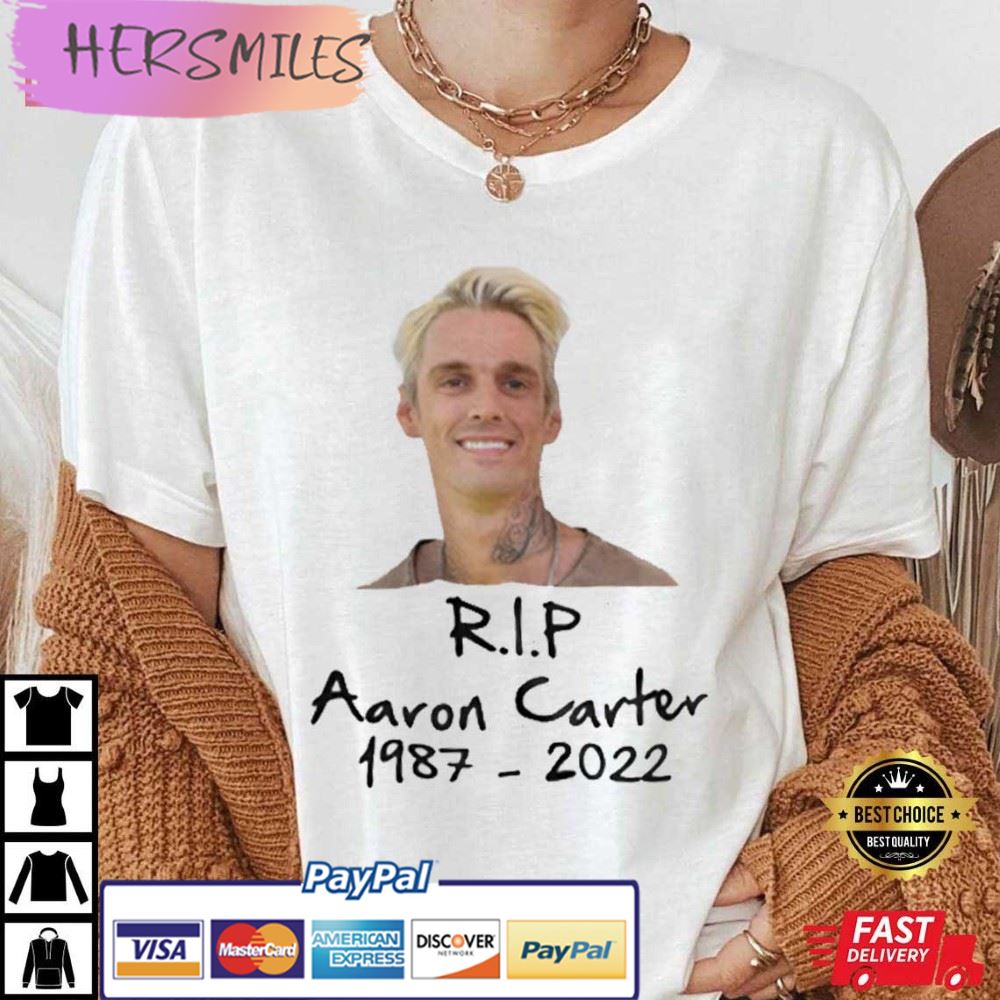 Aaron Carter R.I.P 1987-2022 Vintage Unisex Best T-Shirt Aaron Carter R.I.P 1987-2022 Vintage Unisex Best T-Shirt