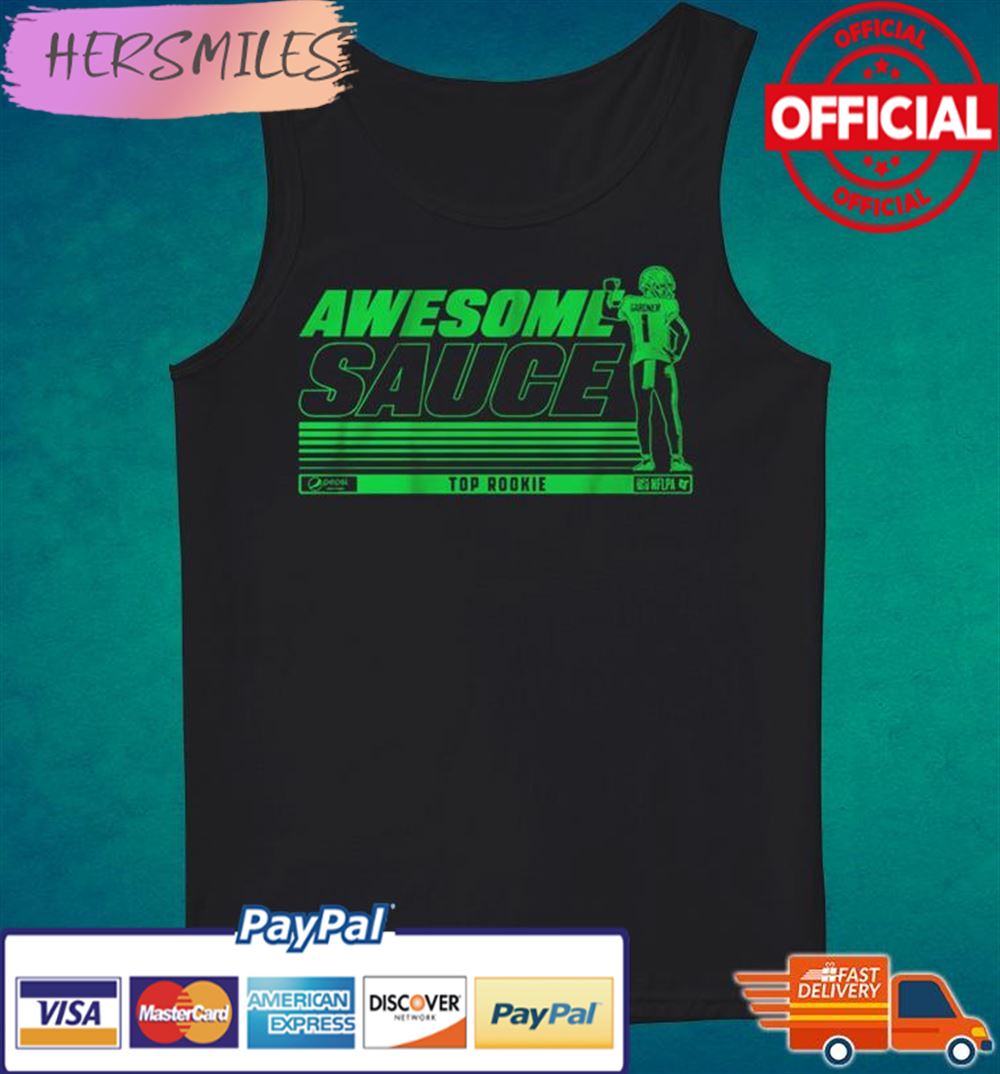 Ahmad Sauce Gardner Awesome Sauce Top Rookie T-shirt Ahmad Sauce Gardner Awesome Sauce Top Rookie T-shirt
