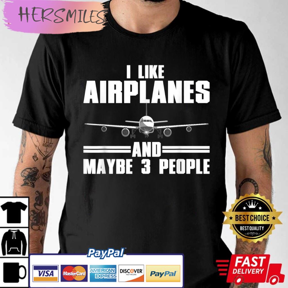 Airplane Aviation Aviator Pilot Funny Unisex Best T-Shirt