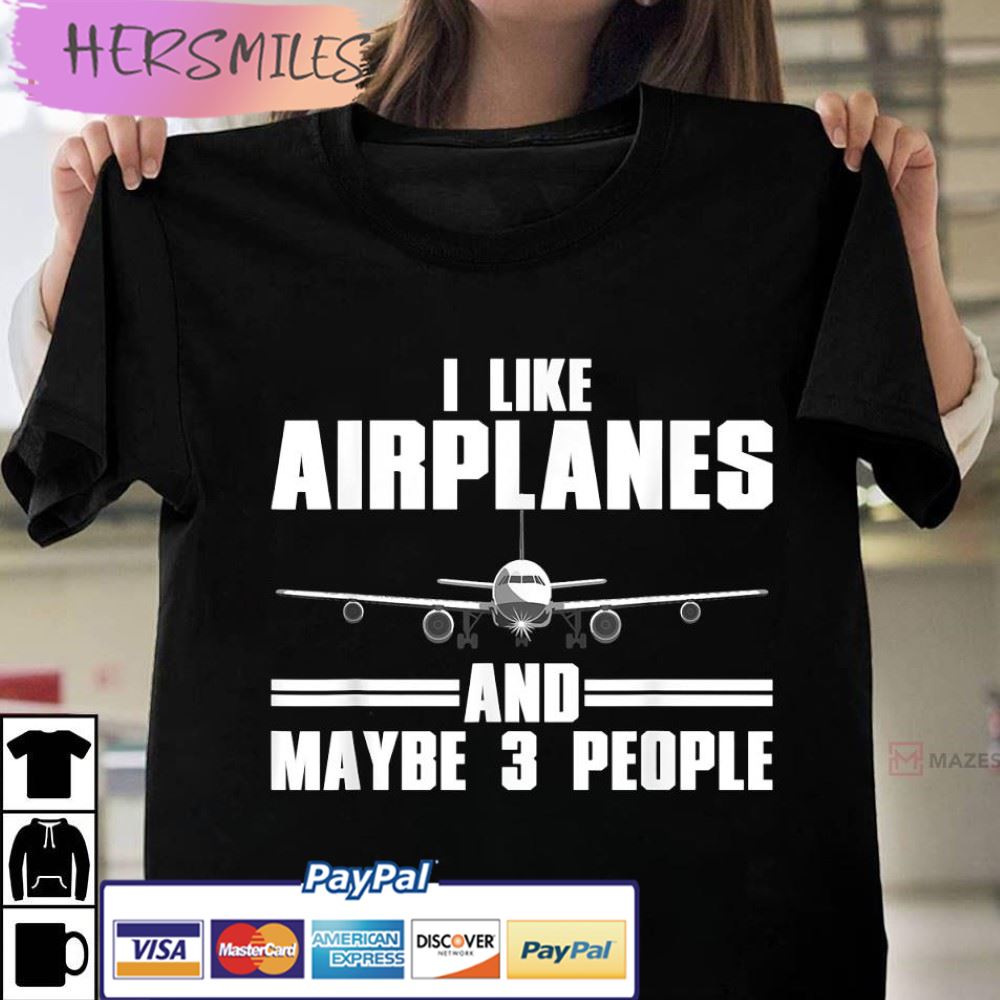 Airplane Aviation Aviator Pilot Funny Unisex Best T-Shirt