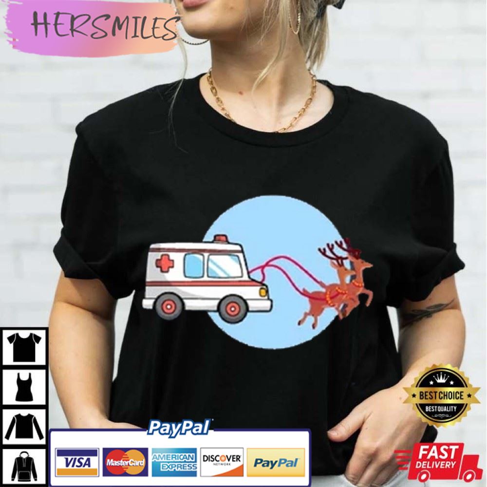 Ambulance Deer Gift For Emergency Medical Technician T-shirt Ambulance Deer Gift For Emergency Medical Technician T-shirt