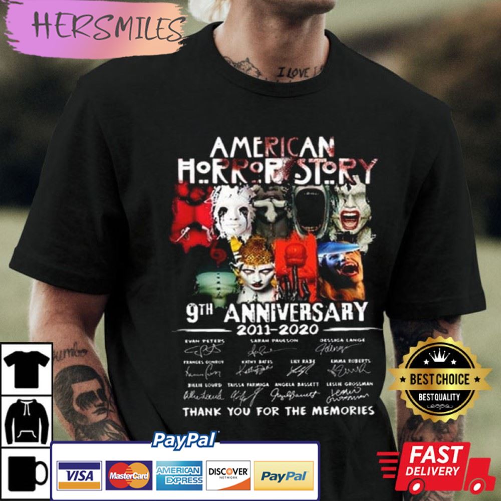 American Horror Story Fans 9th Anniversary 2022 Gift For Fan American Horror Story Fans 9th Anniversary 2022 Gift For Fan