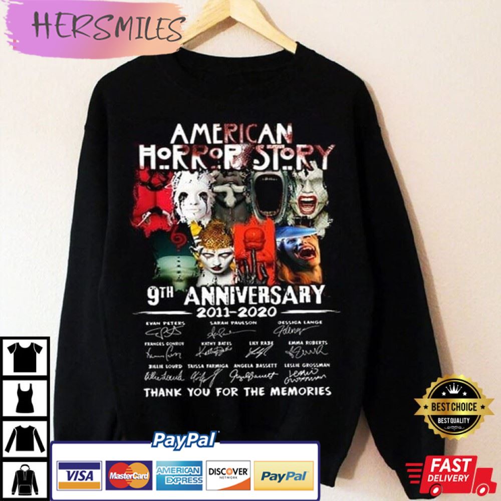 American Horror Story Fans 9th Anniversary 2022 Gift For Fan American Horror Story Fans 9th Anniversary 2022 Gift For Fan