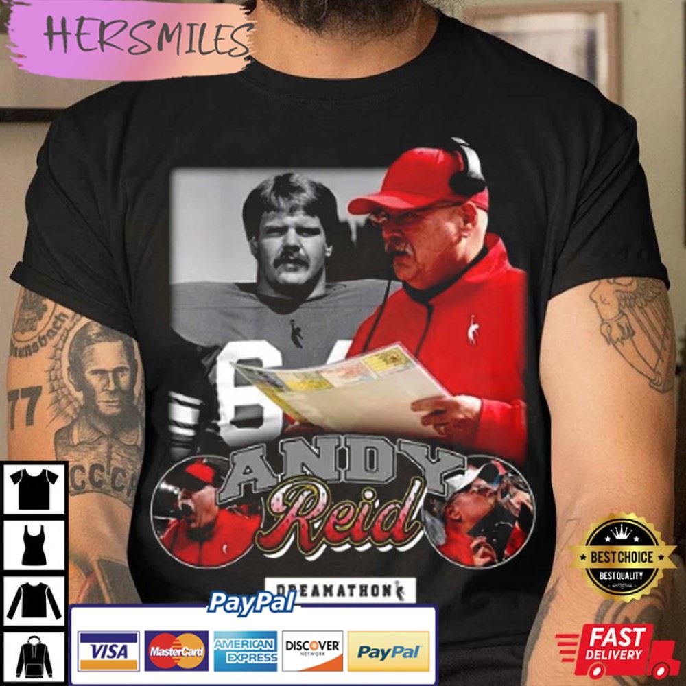 Andy Reid Kansas City Chiefs Dreamathon Funny T-Shirt Andy Reid Kansas City Chiefs Dreamathon Funny T-Shirt