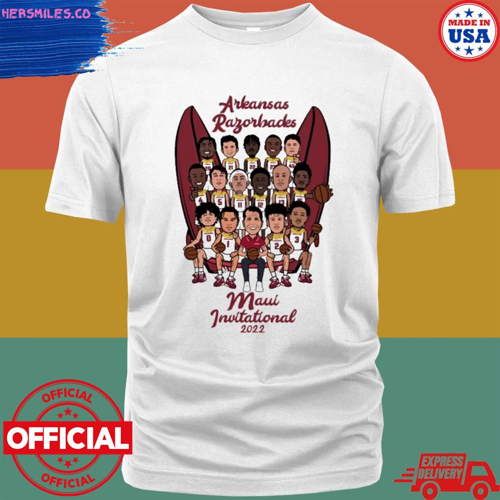 Arkansas Razorbacks Maui Invitational 2022 shirt