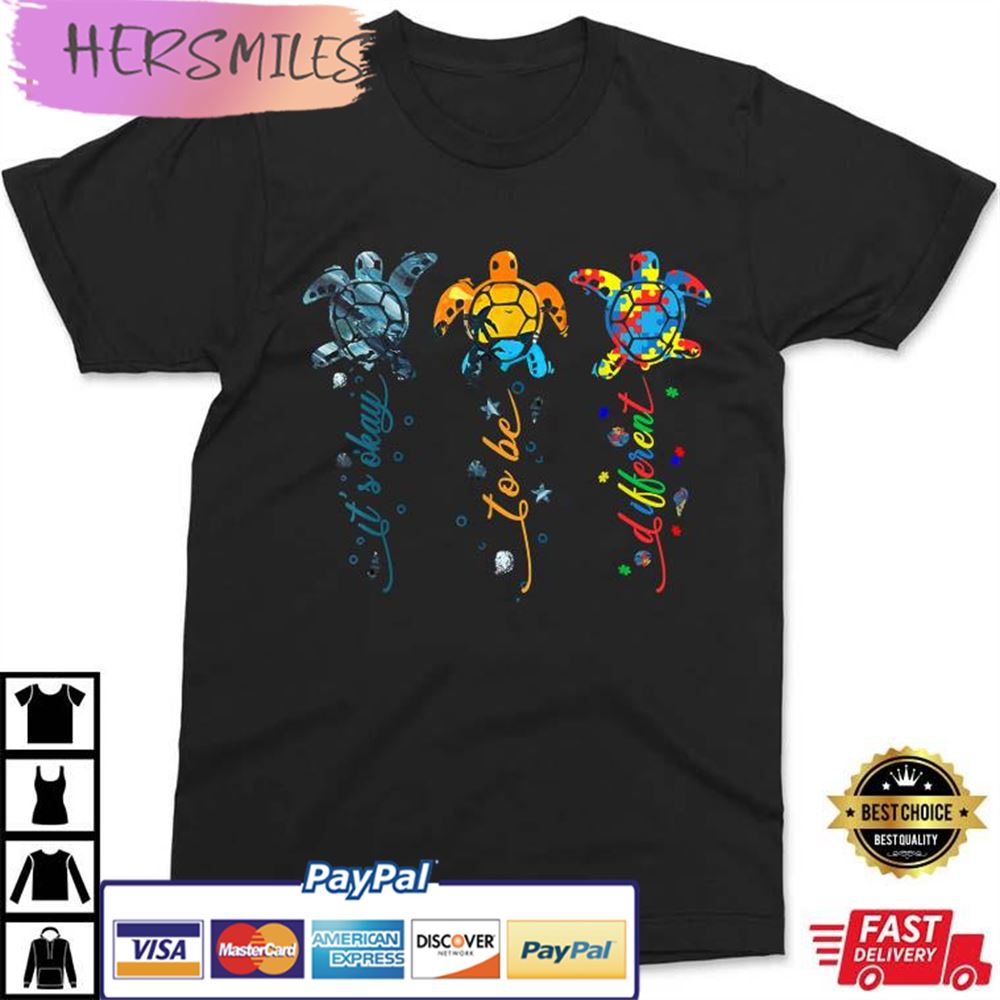 Autism Awareness Its Ok To Be Different Best T-shirt Autism Awareness Its Ok To Be Different Best T-shirt