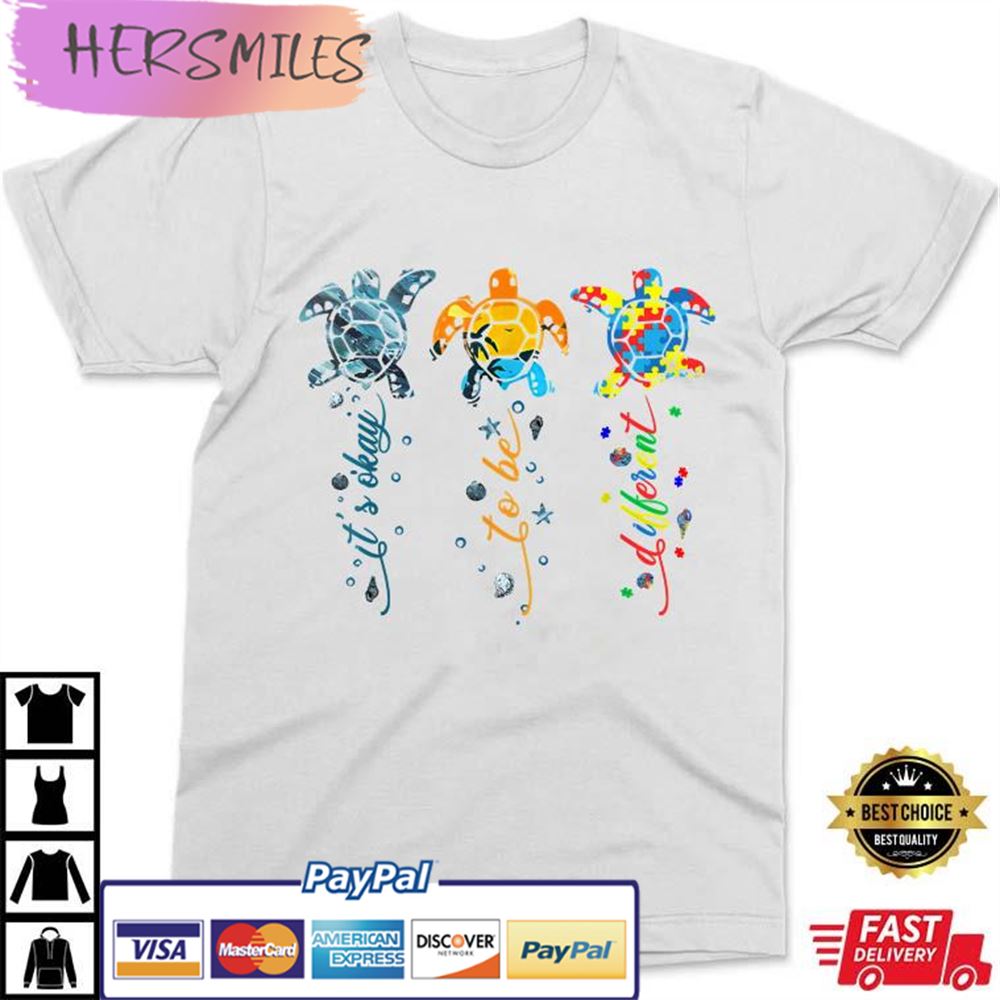Autism Awareness Its Ok To Be Different Best T-shirt Autism Awareness Its Ok To Be Different Best T-shirt
