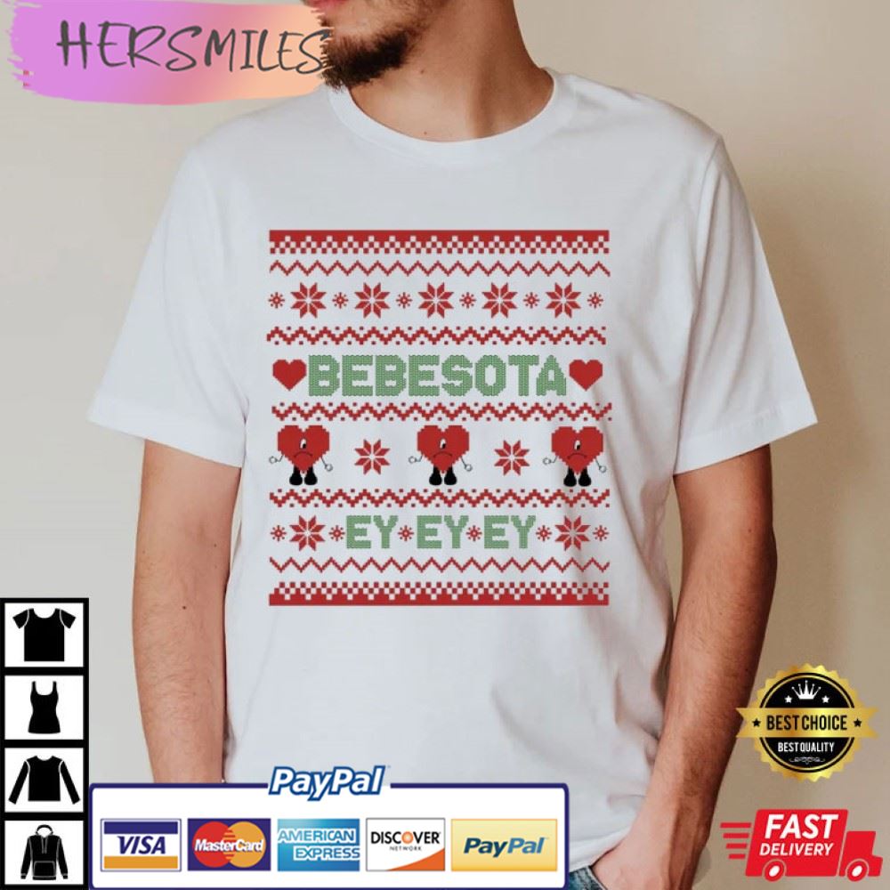 Bad Bunny Christmas Bebesota Merch Best T-Shirt