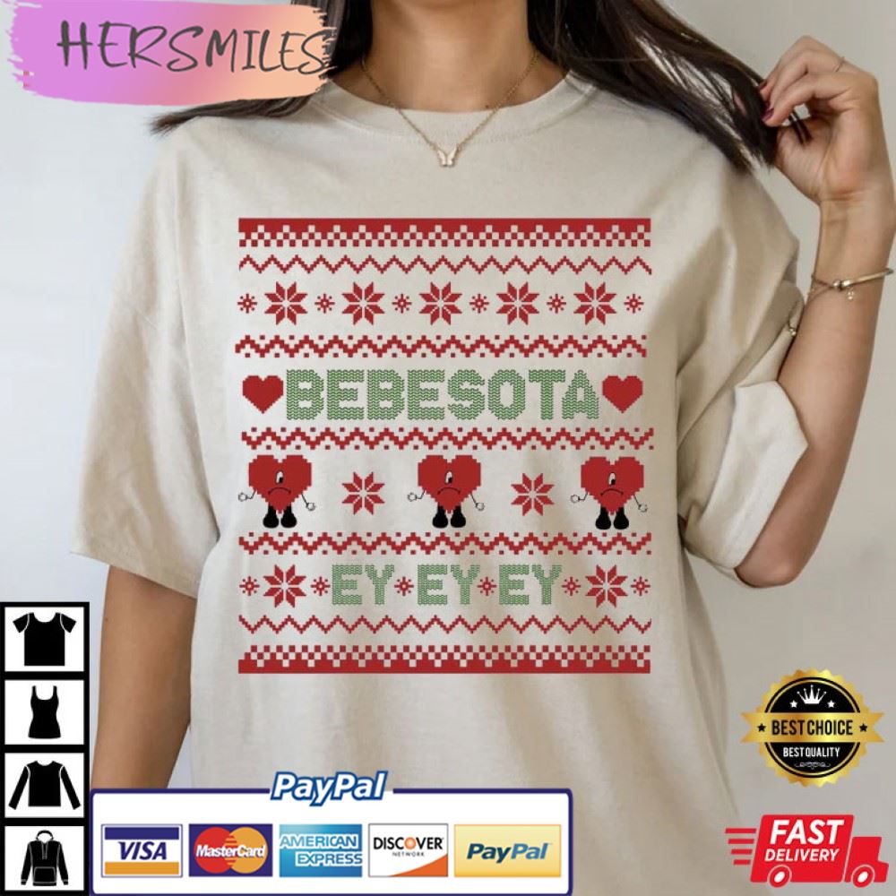 Bad Bunny Christmas Bebesota Merch Best T-Shirt Bad Bunny Christmas Bebesota Merch Best T-Shirt