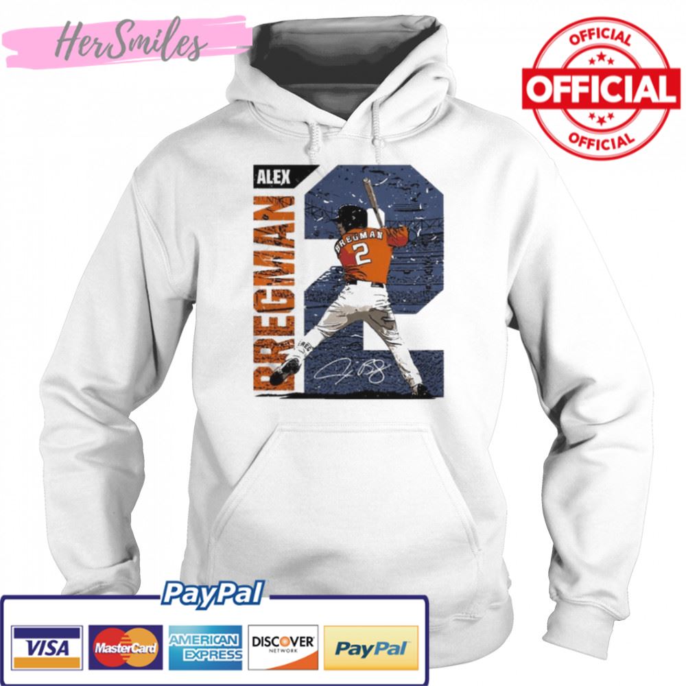 Baseball Houston Astros Alex Bregman signature t-shirt Baseball Houston Astros Alex Bregman signature t-shirt