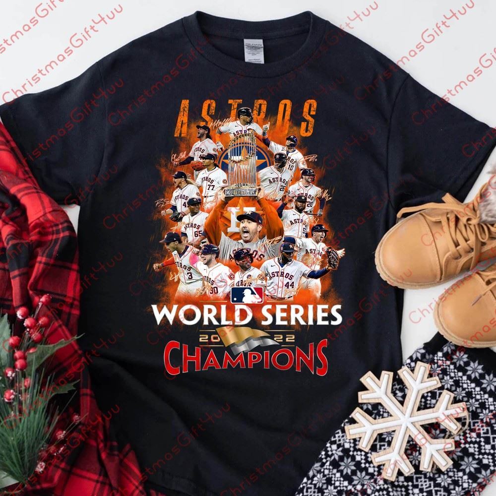 Baseball Team Houston Astros World Series Champions 2022 Cheer T-Shirt