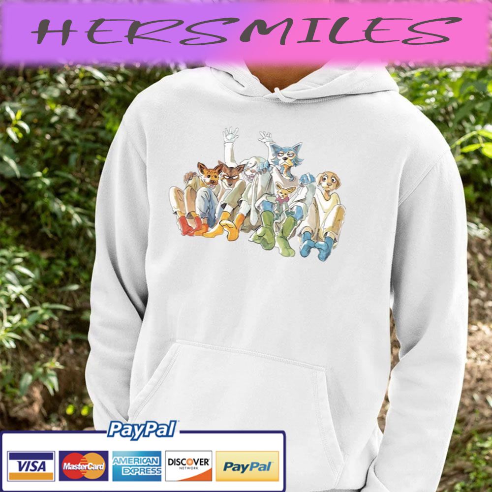 Beastars Legoshi And Dormitory Friends Full Body Spread Trending Unisex T-shirt Beastars Legoshi And Dormitory Friends Full Body Spread Trending Unisex T-shirt