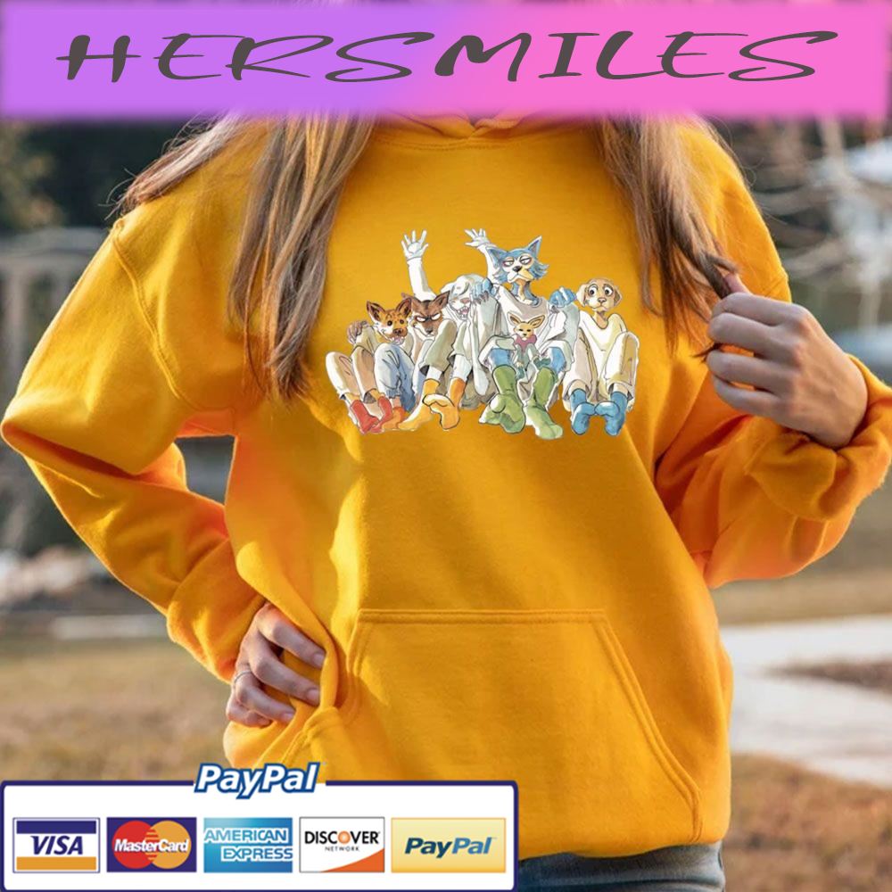 Beastars Legoshi And Dormitory Friends Full Body Spread Trending Unisex T-shirt Beastars Legoshi And Dormitory Friends Full Body Spread Trending Unisex T-shirt