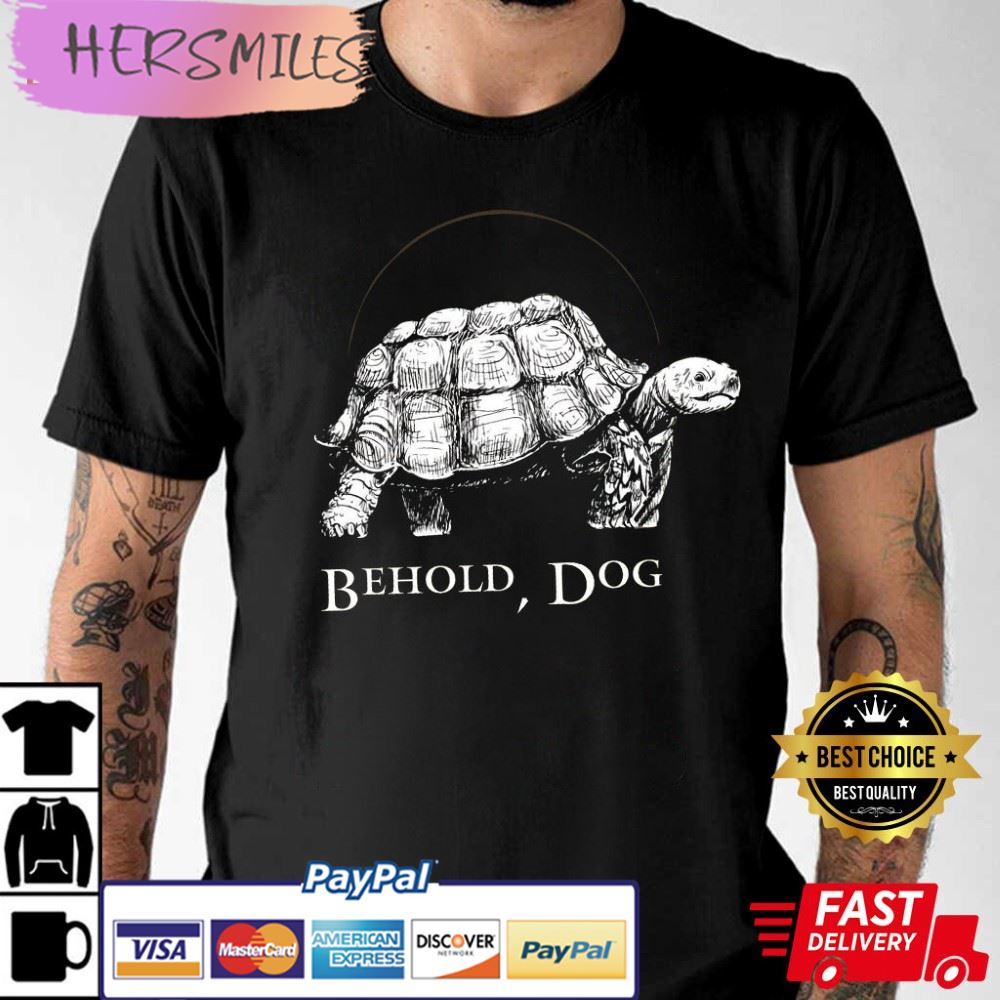 Behold Dog Turttle Funny Elden Ring T-Shirt