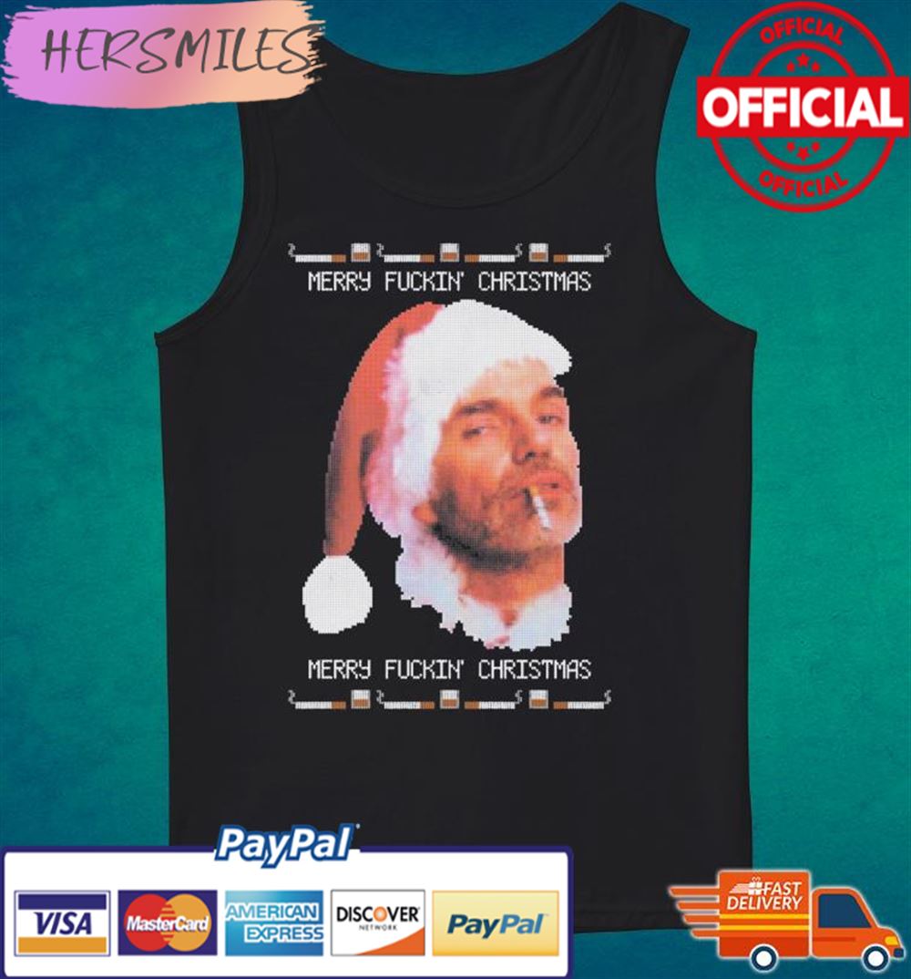 Billy Bob Thornton Merry F'n Christmas Ugly T-shirt Billy Bob Thornton Merry F'n Christmas Ugly T-shirt