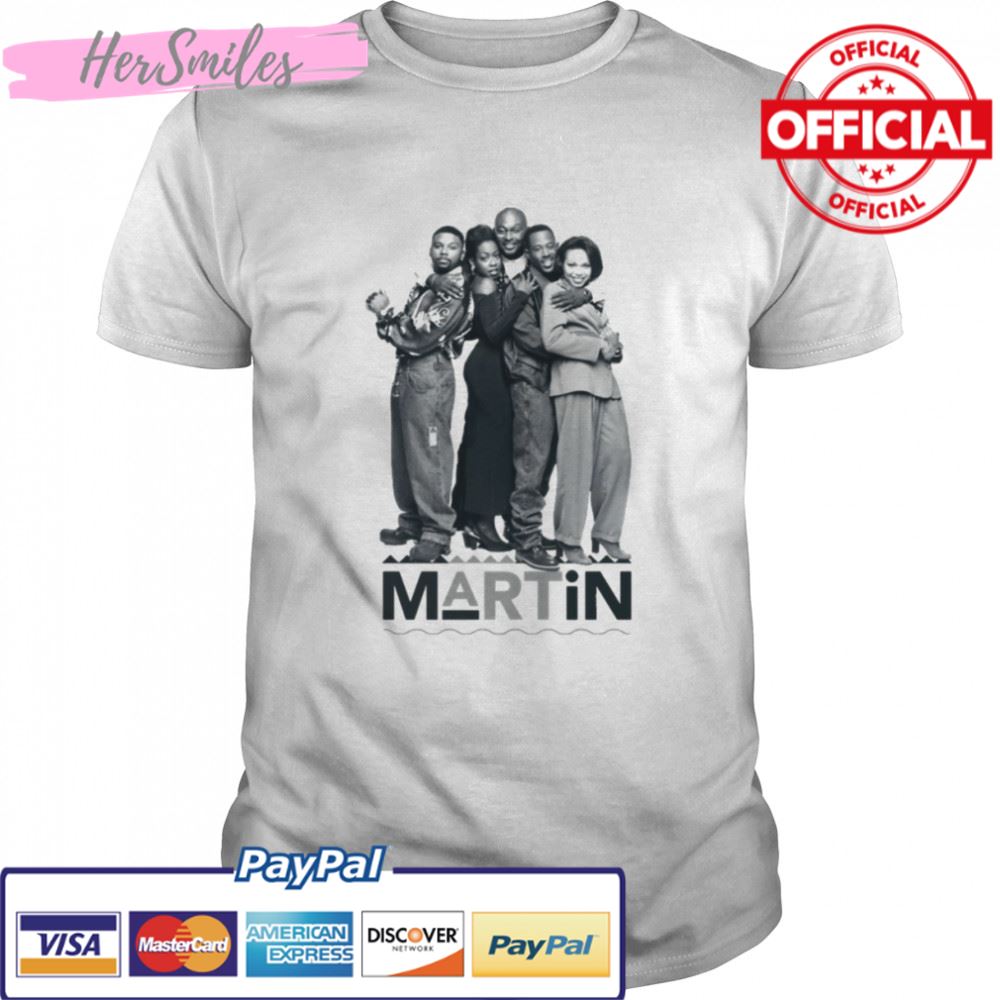 Black And White Image Of Martin’s Cast shirt