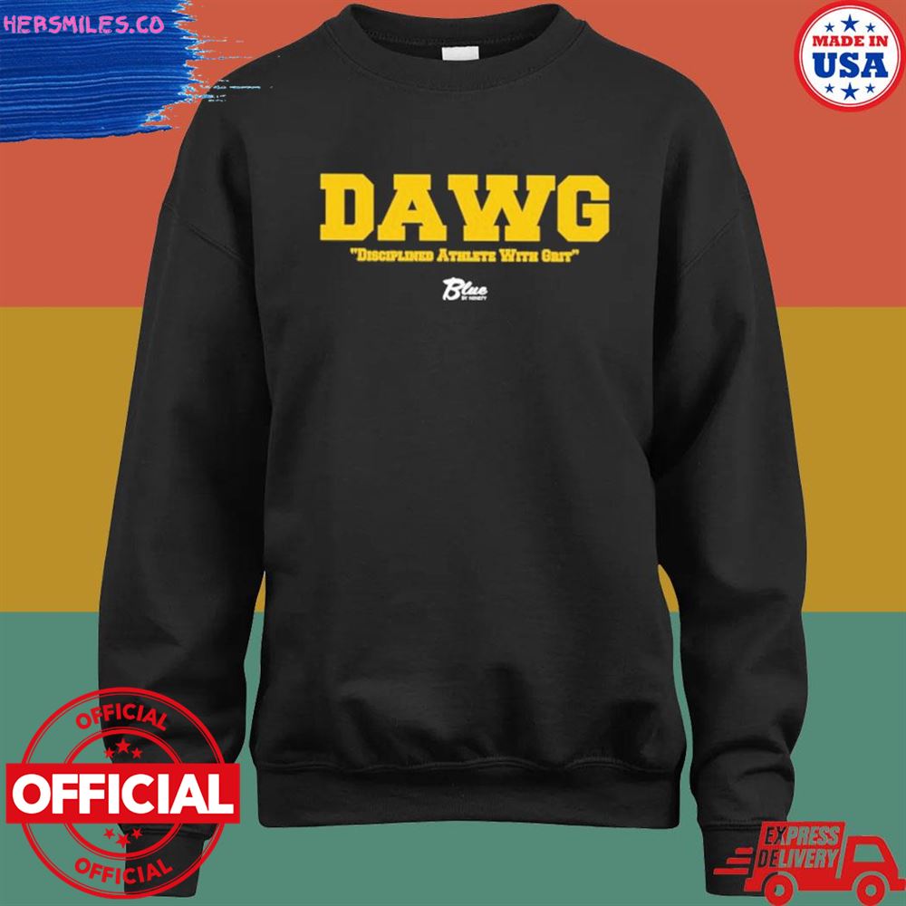 Blue by ninety dawg disciplined athlete with grit shirt Blue by ninety dawg disciplined athlete with grit shirt