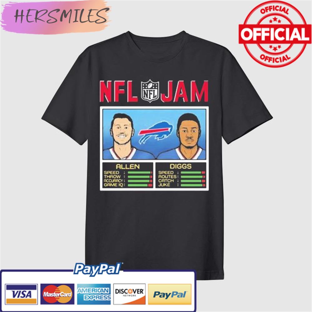 Buffalo Bills Josh Allen And Stefon Diggs NFL Jam T-shirt