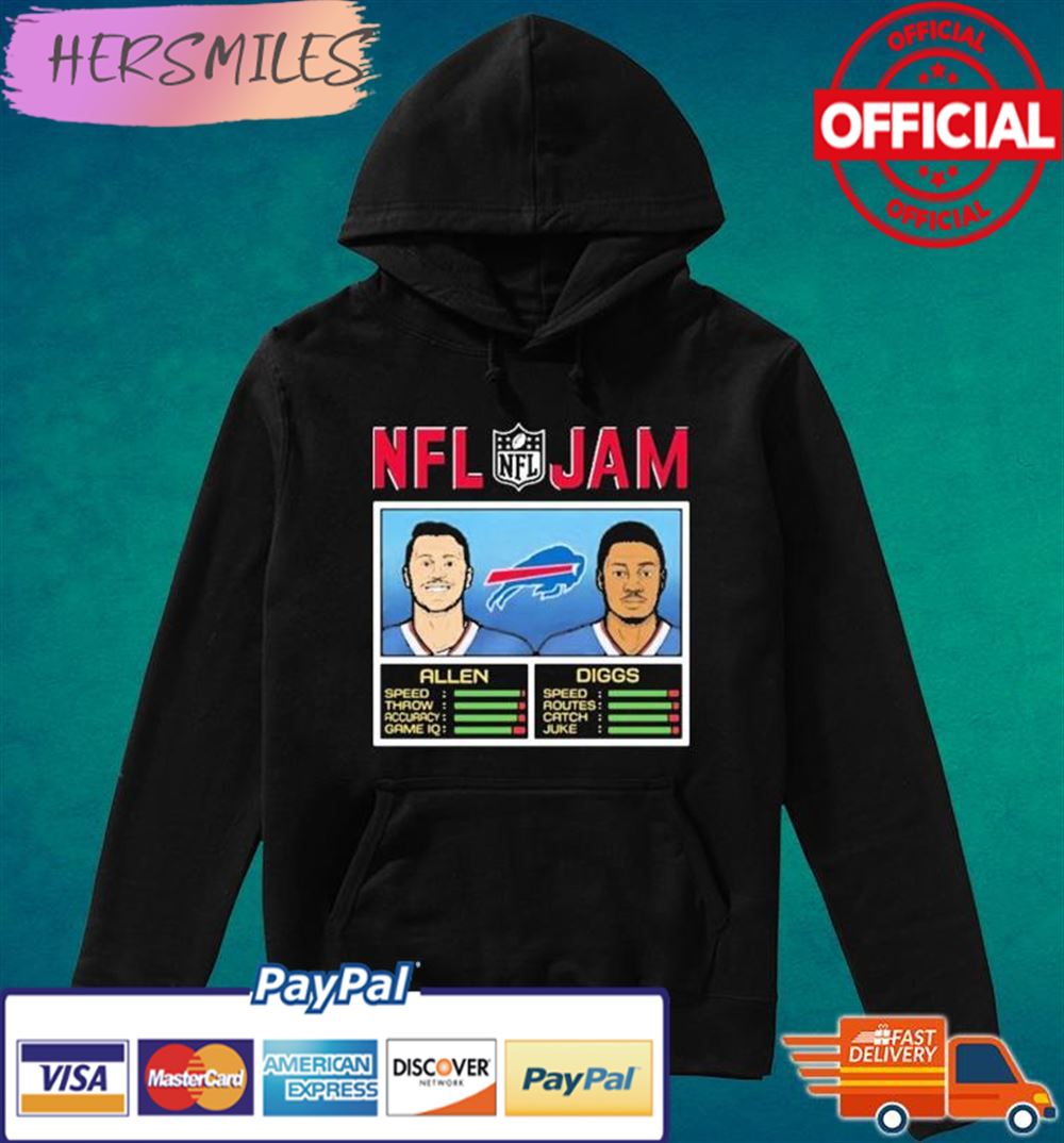 Buffalo Bills Josh Allen And Stefon Diggs NFL Jam T-shirt