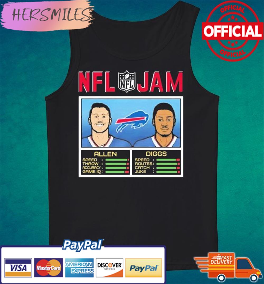Buffalo Bills Josh Allen And Stefon Diggs NFL Jam T-shirt Buffalo Bills Josh Allen And Stefon Diggs NFL Jam T-shirt