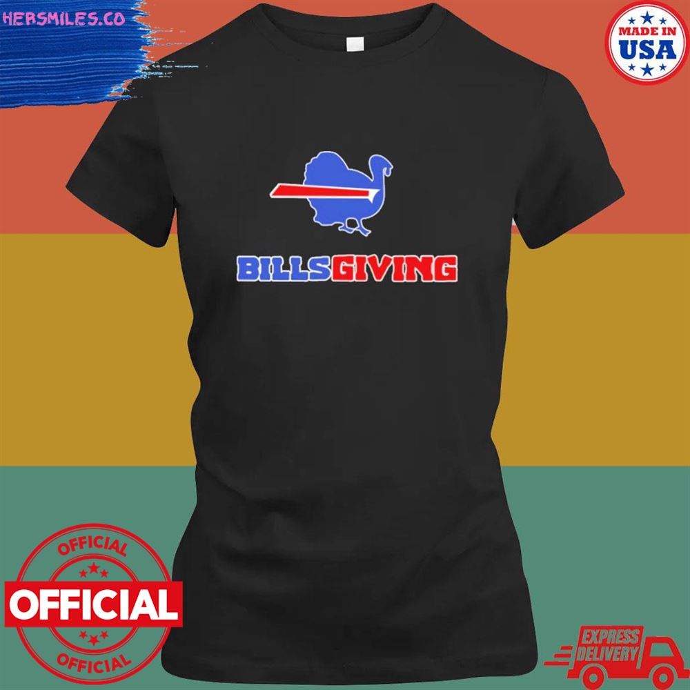 Buffalo Football Bills giving T-shirt Buffalo Football Bills giving T-shirt
