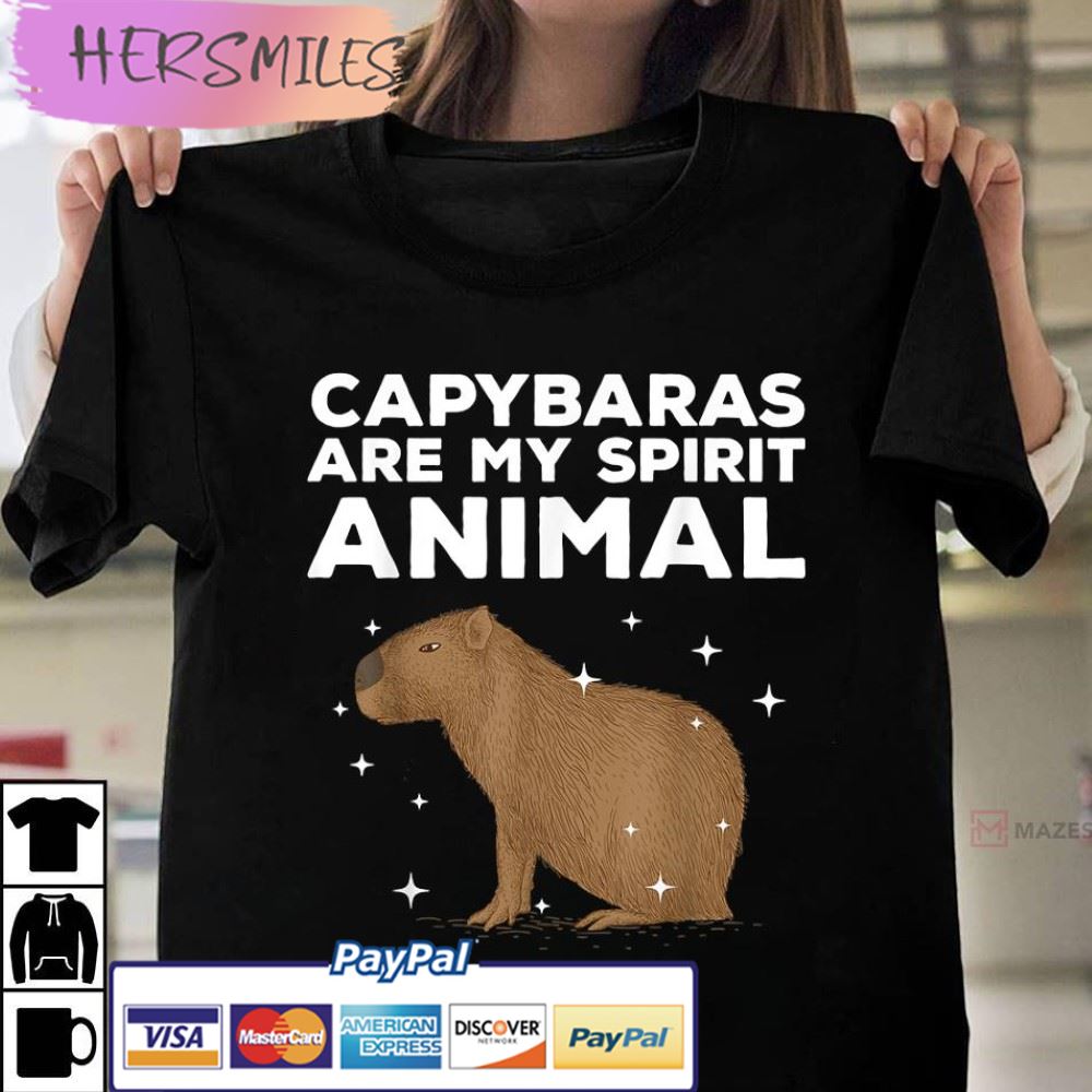 Capybaras Are My Spirit Animal T-shirt