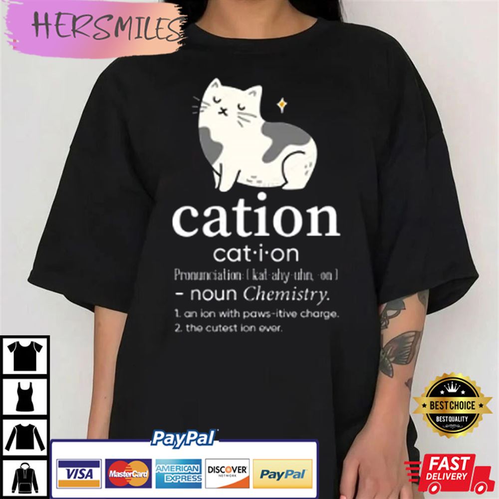 Cation Cat Lover Gift Science Kitten Chemistry Funny Best T-shirt Cation Cat Lover Gift Science Kitten Chemistry Funny Best T-shirt