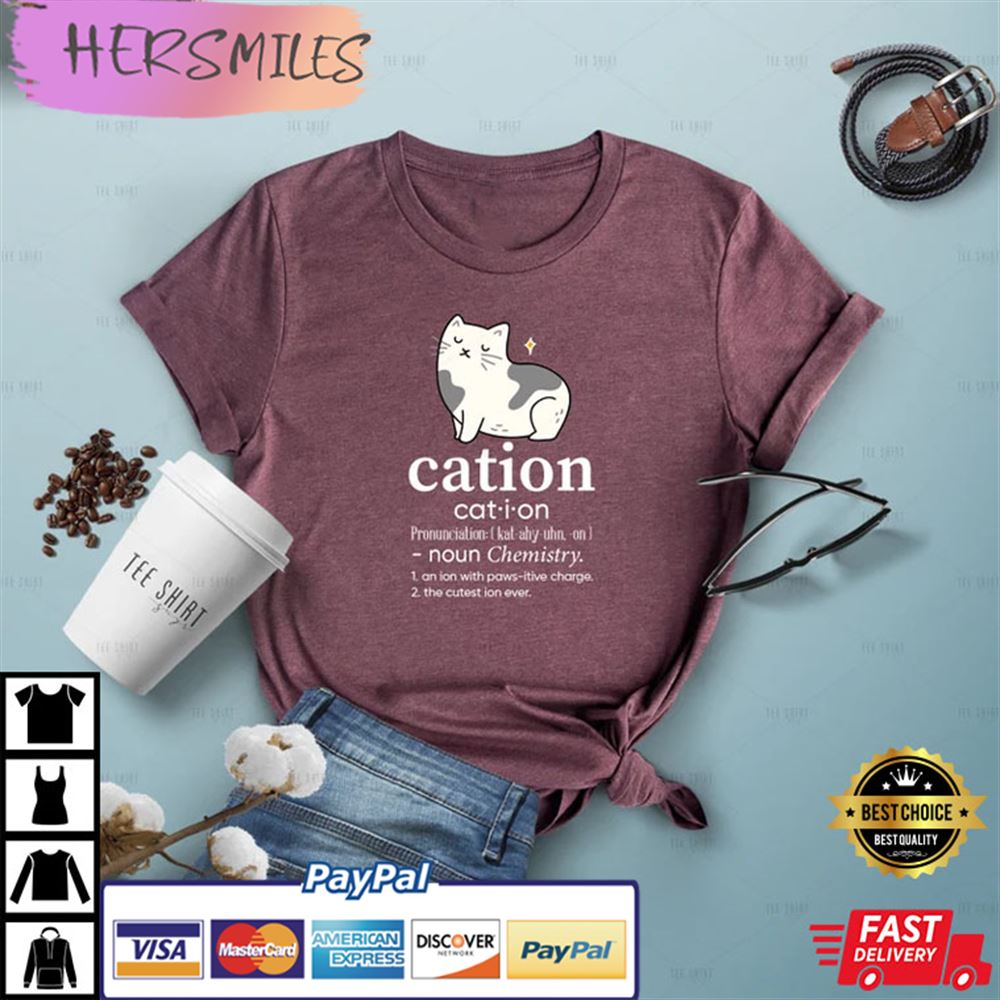Cation Cat Lover Gift Science Kitten Chemistry Funny Best T-shirt Cation Cat Lover Gift Science Kitten Chemistry Funny Best T-shirt