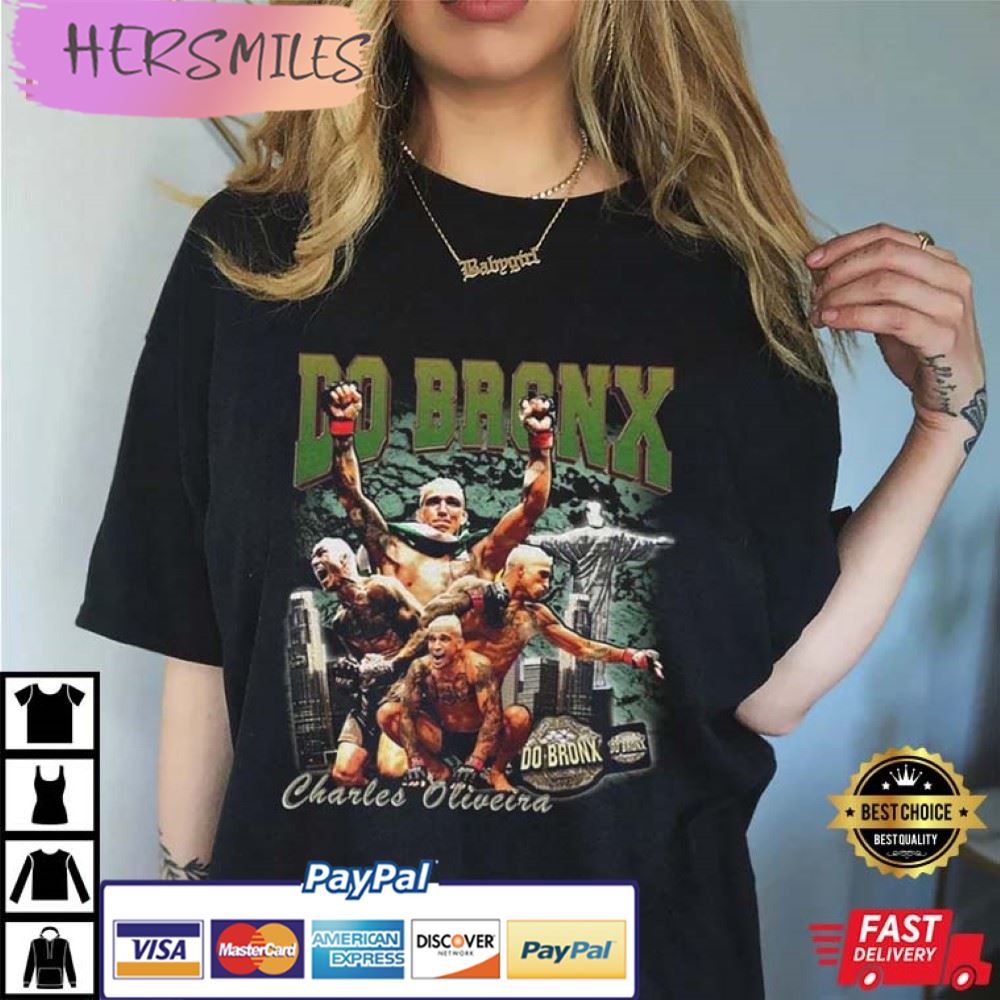 Charles Oliveira Do Bronx 90s Style Boxing Best T-Shirt Charles Oliveira Do Bronx 90s Style Boxing Best T-Shirt