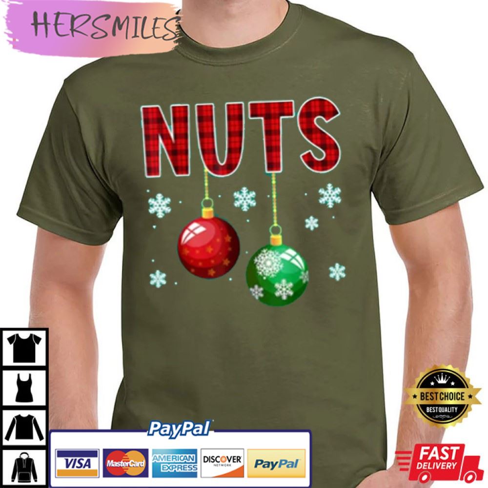 Chest Nuts Matching Christmas Party Couples Shirts